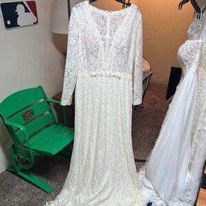 Azazie Indie size 12 cream